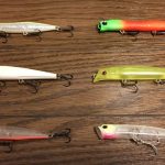 シーバスバチ抜けルアー|エリ10, SLY, セイラミノー, マニック, ヤルキスティック, にょろにょろ, ワンダー, キャロット72s, スキニーポップetc|ポイント、攻め方など
